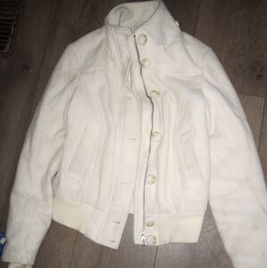 Aeropostale Quilted Cream Jacket XS